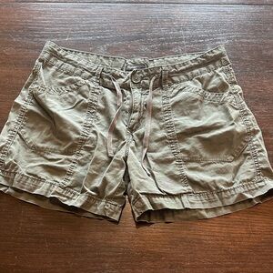 Casual Green Women's Shorts